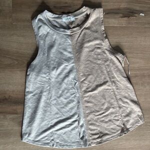 Chic Two-Tone Sleeveless Women's Top